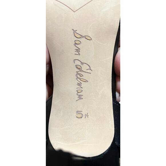 Sam Edelman Patent Leather High Heels with Cutouts Size 5.5 EUC - Picture 5 of 7